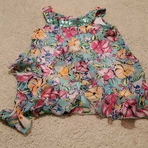 Girls flower blouse